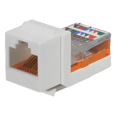 Módulo jack keystone PANDUIT NK5E88MEIY Cat 5e RJ45 marfil