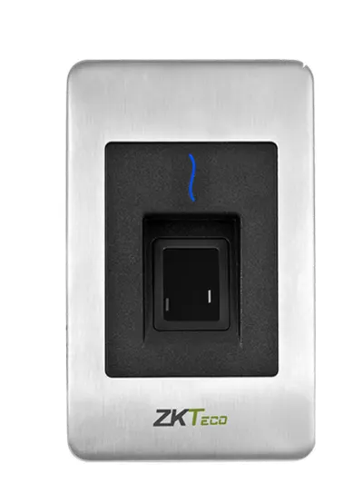 ZKTECO FR1500ID - Lector Esclavo de Huella BIO ID / Tarjetas ID 125 Khz / IP65 / RS485 / LED Indicador de Estado / Compatible con Paneles InBio