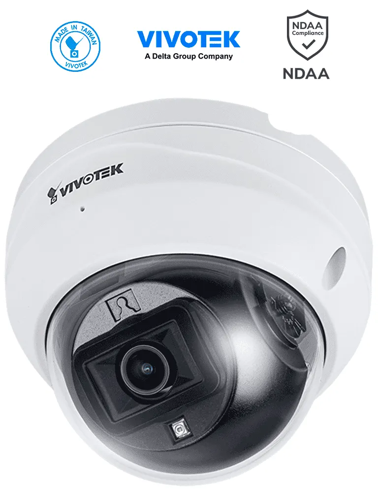 Cámara IP domo exterior VIVOTEK FD9369 de 2 MP con Smart IR