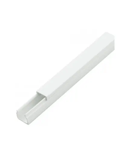 Canaleta plástica SBE TECH SBE-1112 de PVC, una vía y 2 metros