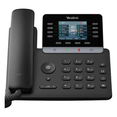 Teléfono IP Yealink SIP-T73U con 12 cuentas SIP y audio HD