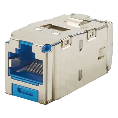 Jack blindado Panduit CJS6X88TGBUY Cat 6A para redes 10G