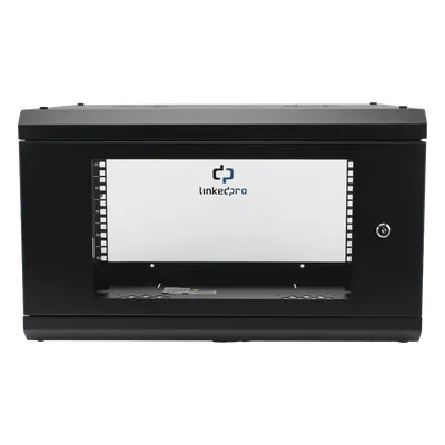 Gabinete de pared LINKEDPRO SR1906LH3GA de 6U para redes