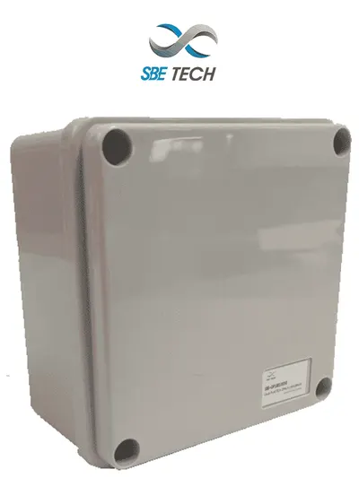 Caja plástica SBE TECH OP10010050 con tapa opaca e IP66