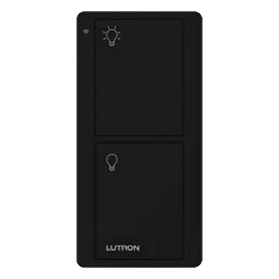 Control remoto inalámbrico Lutron Pico PJ22BGBLL01 de 2 botones