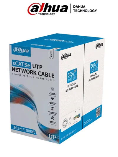 Cable UTP Dahua PFM920I-5EUN Cat 5e de 305 metros