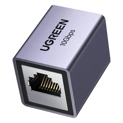 Acoplador Ethernet UGREEN 15117 RJ45 blindado para cables de red