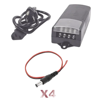 Fuente de poder EPCOM POWERLINE K1-PS12DC4C de 12 VCC y 4 salidas
