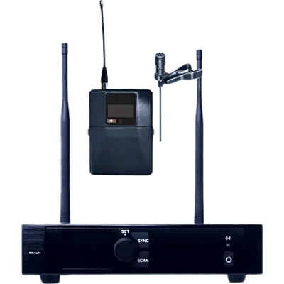Sistema de micrófono inalámbrico EPCOM PROAUDIO EP591U/59L con solapa digital