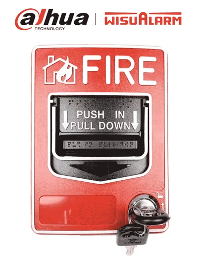 Estación Manual DAHUA DHI-HY-C124 Doble Acción - Ideal para Alarmas de Incendio