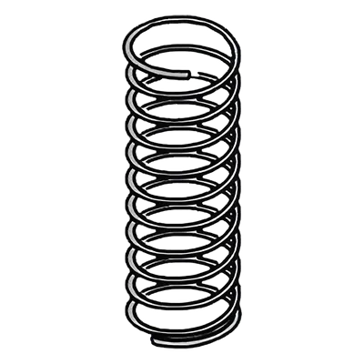 Resorte para barrera / Diámetro 4.5 mm / Longitud 400 mm / Constante elástica 0.135 / Compatible barrera FAAC 620