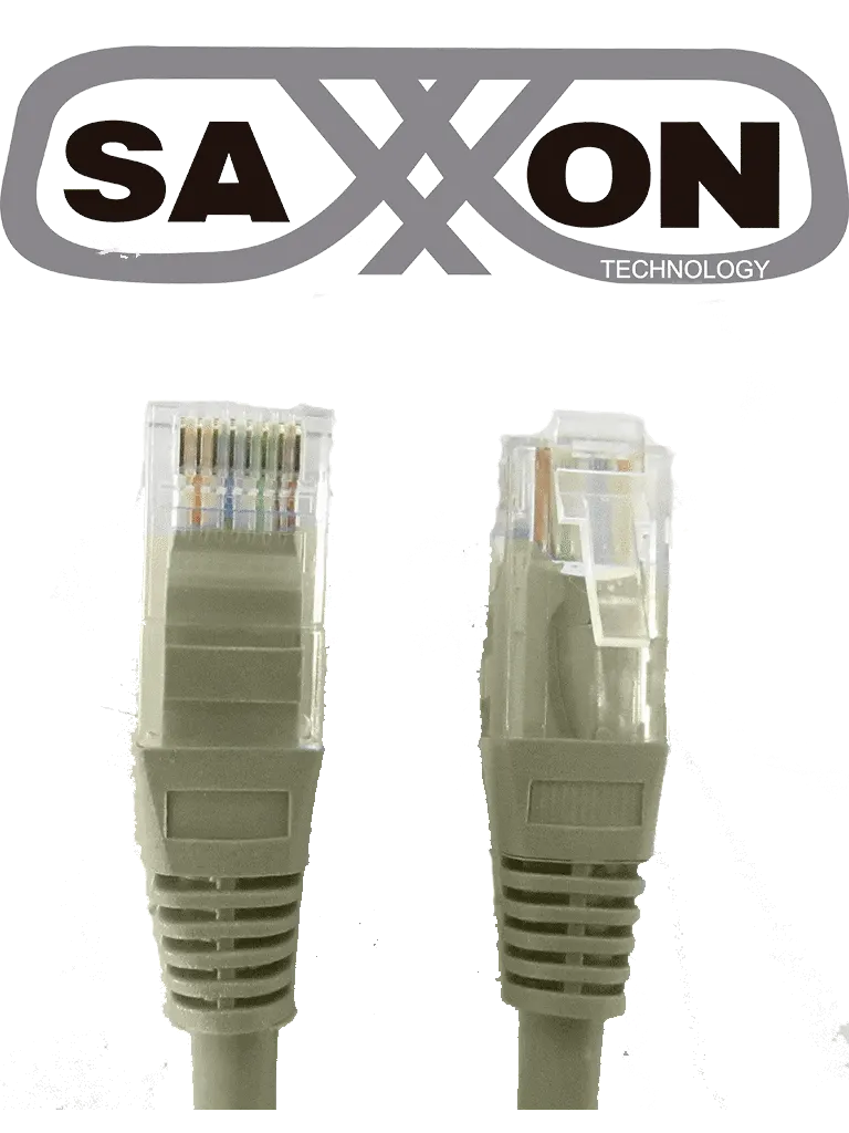 Cable patch cord SAXXON P62UG UTP categoría 6 de 2 metros