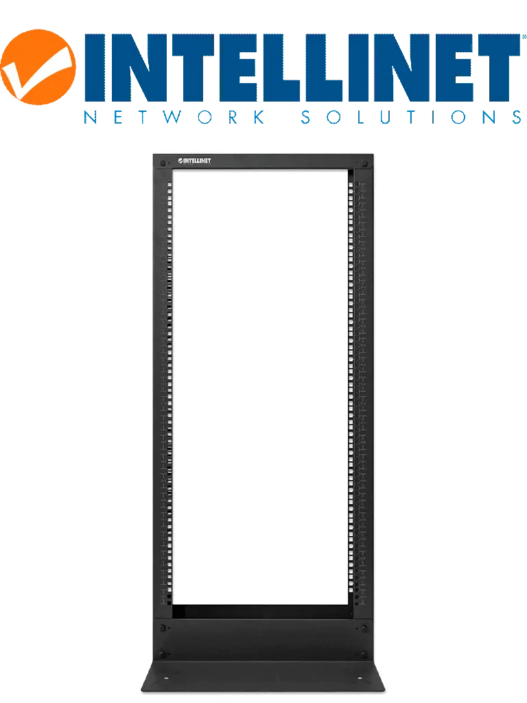 Rack de dos postes INTELLINET 715966 de 22U para equipo de 19 pulgadas