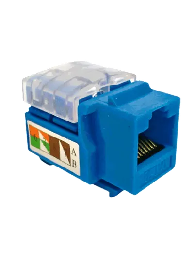 Jack Keystone RJ45 SAXXON M265-C5 BLUE para cable Cat 5e