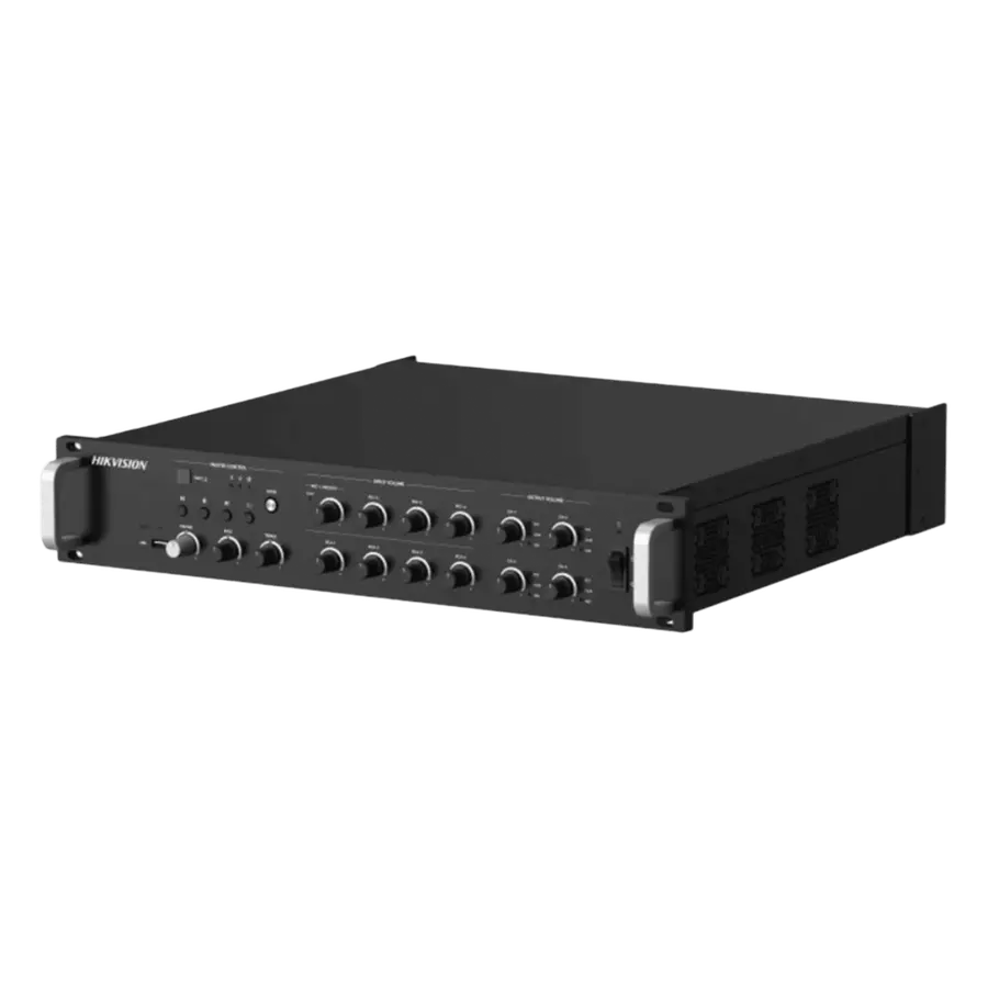 Amplificador de red Hikvision DS-QAZ1A1000G1-VB4 de 4 zonas