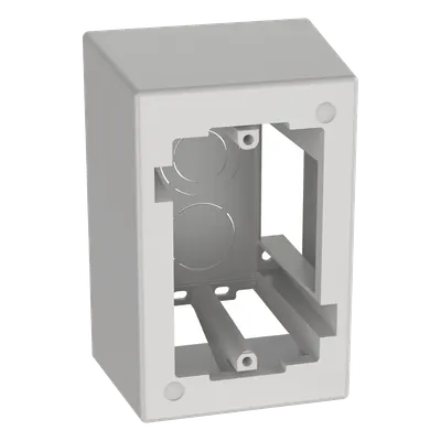Caja de pared Panduit JB1DWH-A blanca con cinta adhesiva