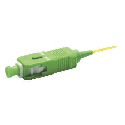 Pigtail de Fibra Óptica / SC/APC / Monomodo G.652D / Simplex / 2 Metros (6.56 Pies) / 0.9 mm / PVC