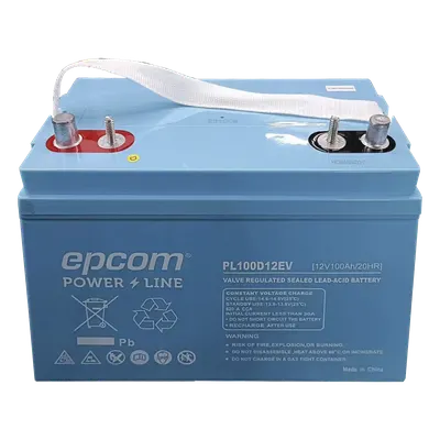 Batería de ciclo profundo EPCOM POWERLINE PL100D12EV de 12 V y 100 Ah