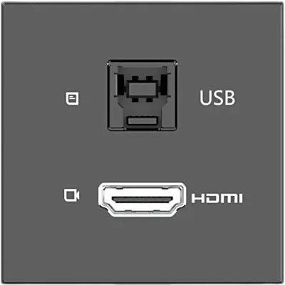 Módulo Pasivo | HDMI + USB Passthrough | 4K@60 (4:4:4) | USB 3.2 Gen 2 10Gbps | Graphite Black
