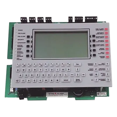 Central de Alarmas NOTIFIER CPU2-3030D con Pantalla LCD y Teclado QWERTY