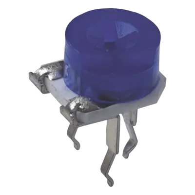 Potenciómetro Trimpot / 6 mm Redondo / 1 MΩ / 1 Vuelta / 0.2 W / Montaje Horizontal / Ajuste Vertical / PCB
