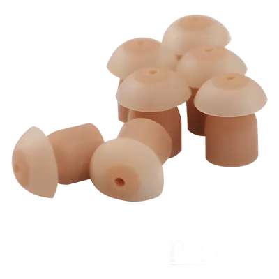 Tapón de Plástico para Micrófono / Paquete 10 Unidades / Doble Sellado Opcional / Versión Transparente / Atenuación de Ruido