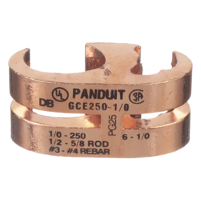 Conector de Tierra tipo E / 1/0 AWG STR - 250 KCMIL / Cobre / IEEE 837 / UL467 / CSA / Enterrable