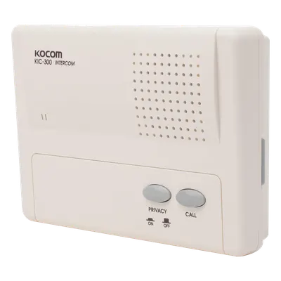 Extensión de intercomunicador KOCOM KIC-300S para sistemas residenciales