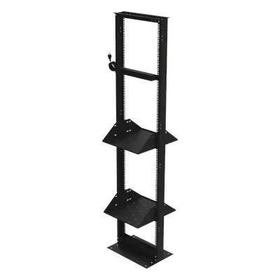 Rack de 45 UR LINKEDPRO KIT-ORG-45HD con charolas y PDU
