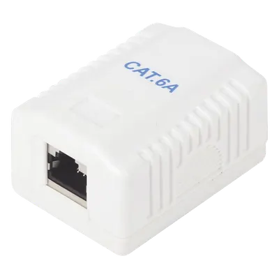 Caja de pared LINKEDPRO LP-WP-40-C6A Cat6A con puerto blindado