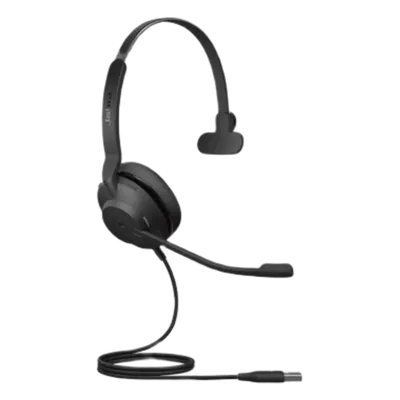 Audífono mono Jabra Evolve2 30 SE con USB-A y doble micrófono