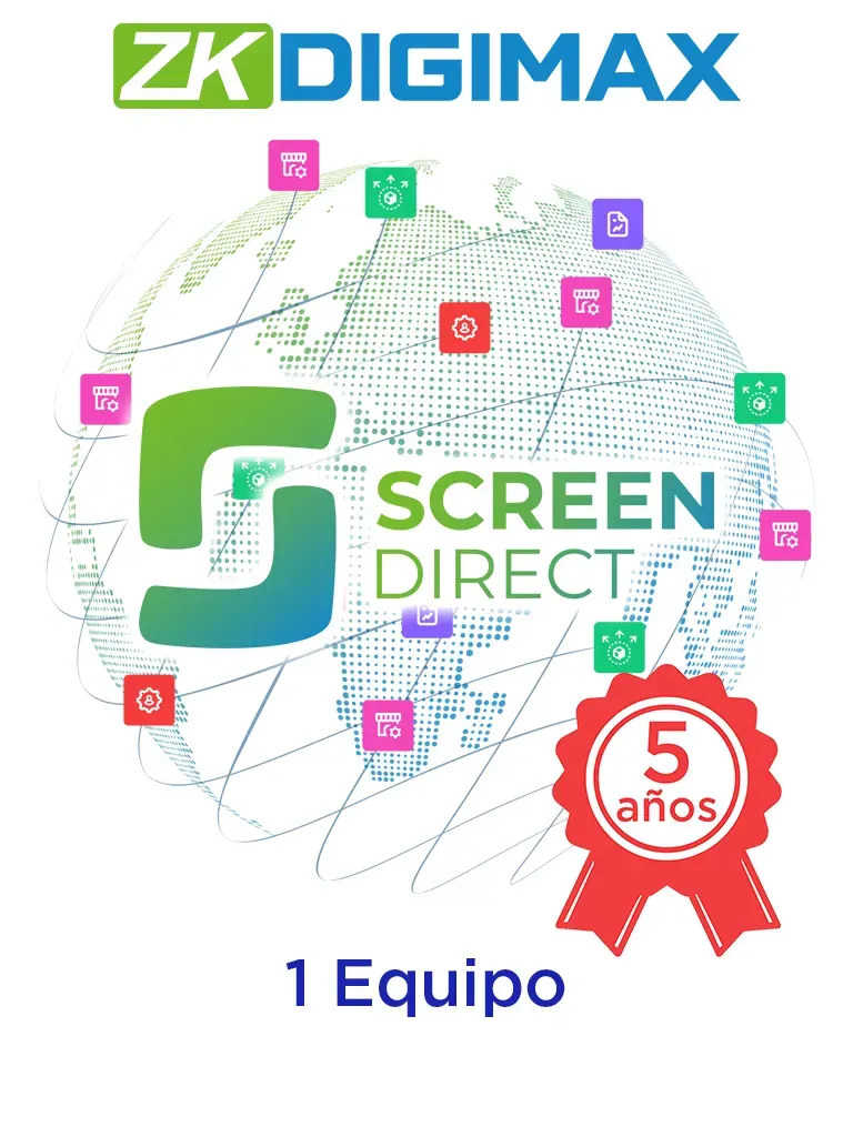 DIGIMAX SDSTARTERMT - Suscripción Multianual Plataforma de Gestión de Contenido para Señalización Digital /  Para 1 pantalla / Para 5 años