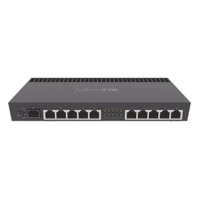 Router / CPU 4 Núcleos ARM / 10 Puertos Gigabit / 1 Puerto SFP+ 10G / 1 GB RAM / Montaje Rack 1U
