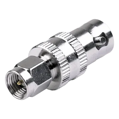 Adaptador coaxial RF Industries RSA-3458 SMA macho a BNC hembra