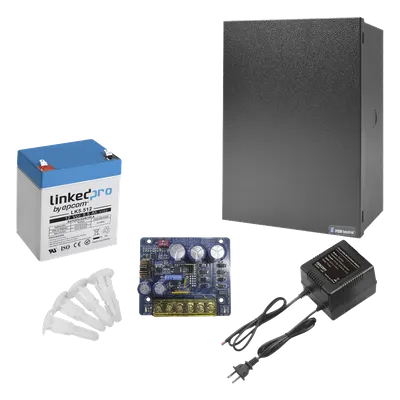 Fuente de poder EPCOM POWERLINE KIT16B3LK5 con batería de respaldo