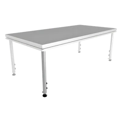 Pata Ajustable para Tarima Modular / 60 a 100 cm (1.97 a 3.28 ft) / Aluminio / 1 Unidad