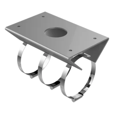 Montaje de poste Hikvision DS-1684ZJ-P con brazo de 305 mm