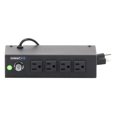 Regleta de Alimentación / 4 Contactos NEMA 5-15R / 120Vca / 10A Máx. / Montaje Escritorio o Pared