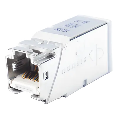 Conector Blindado para Patch Panel / Cat6A / 22-26 AWG / 19-inch Rack / -10 a 60 °C / 14 a 140 °F