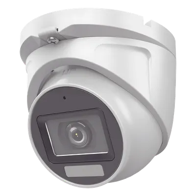 Cámara turret HiLook THC-T127-LMS/NEU de 2 MP con Dual Light