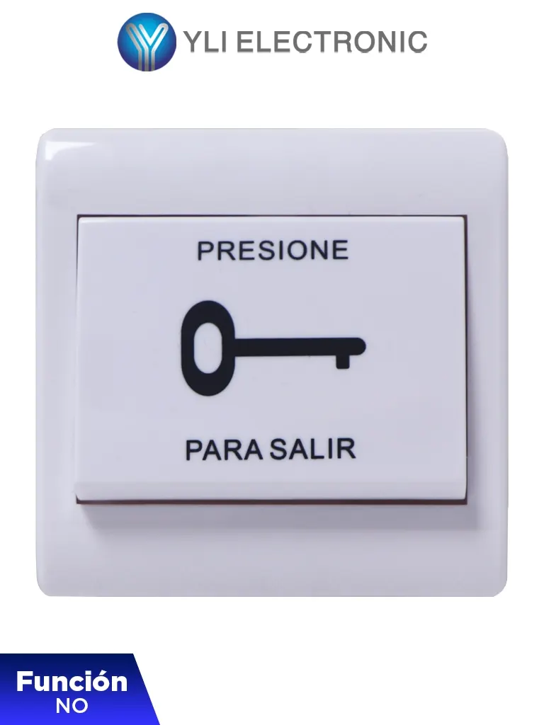 Botón de salida mecánico YLI ELECTRONIC PBK-812 de plástico