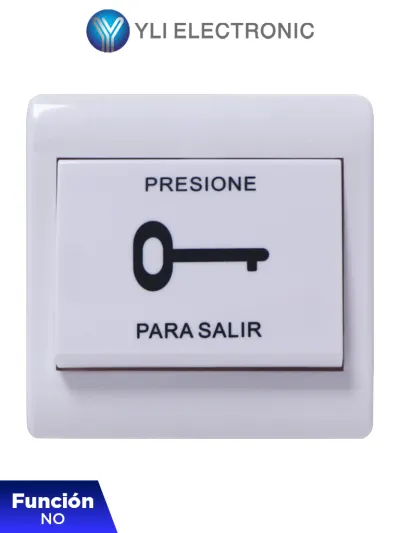 Botón de salida mecánico YLI ELECTRONIC PBK-812 de plástico