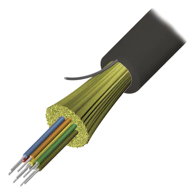 Cable de fibra óptica SIEMON 9GD8P006D-E201A OS2 de 6 hilos