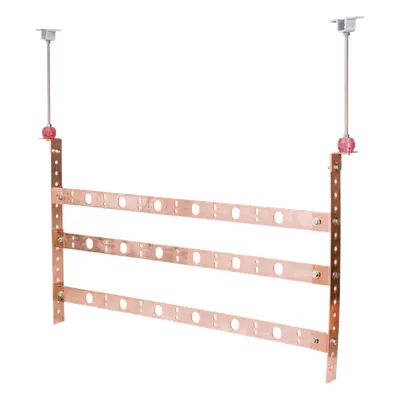 Montaje para Barra de Tierra / Cobre / 63.50 mm (2 1/2 in) / Tres y Cuatro Barras / Diseño Universal