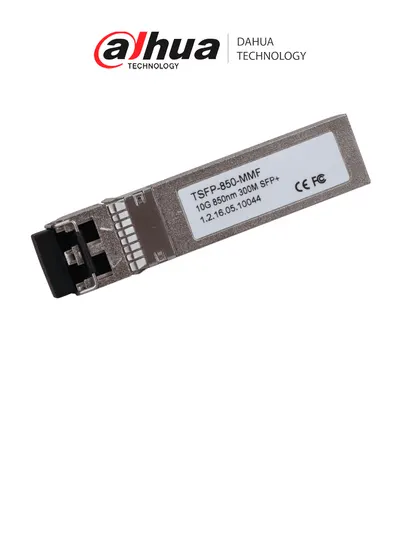 DAHUA TSFP-850-MMF Módulo de Fibra Óptica Doble fibra multimodo/ Puerto LC / 850 nm de envío y 850 nm de recepción/ Distancia de transmisión hasta 300 m