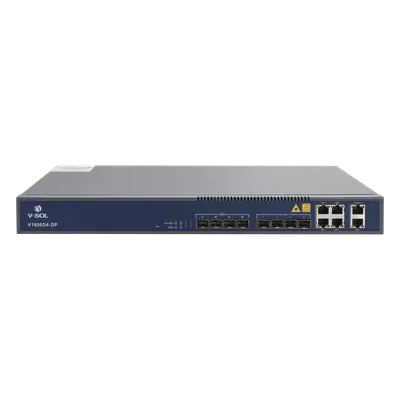 OLT EPON V-SOL V1600D4-DP de 4 puertos PON y uplinks Gigabit
