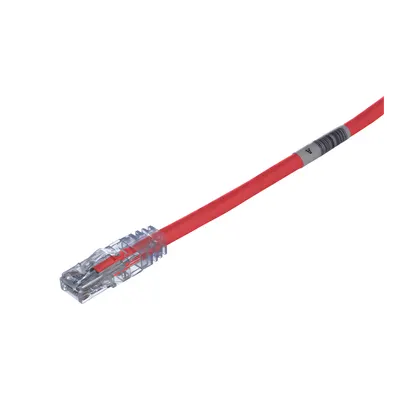 Cable de parcheo PANDUIT UTPSP1RDY Cat 6 rojo de 0.3 m