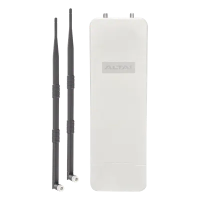 Kit WiFi Omnidireccional 2.4 GHz / 300 Mbps / 29 dBm / 200 m (656 ft) / 128 Dispositivos / 2x2 MIMO