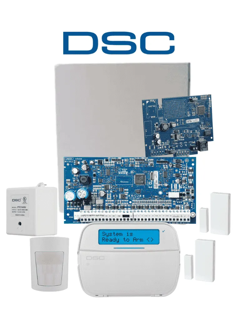 Paquete de alarma DSC NEO-RF-LCD-IP-SB con teclado LCD y comunicación Ethernet