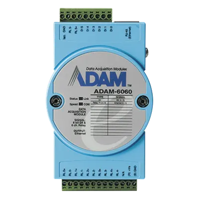 Módulo I/O / 6 Relés / 6 Entradas Digitales / Ethernet / MQTT TLS SNMP Modbus TCP / Azure IoT